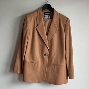 Sag Harbor 100% Wool Caramel Women’s Pantsuit 10P